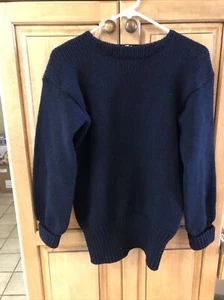 VINTAGE 1965 NAVY BLUE SHAKER SWEATER EUC - Picture 1 of 9