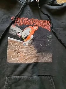 Seltenes Thrasher Magazin China Banks Gonz Pullover Hoodie Sweatshirt Größe Medium - Bild 1 von 7