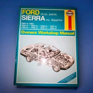 903 NUEVO Manual de reparación para propietarios de taller Haynes Ford Sierra Sapphire 1982 a 1993 - Imagen 1 de 7