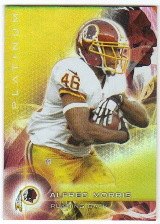 2015 Topps Platinum Gold Thick Parallel #60 Alfred Morris Redskins  - Image 1 of 1