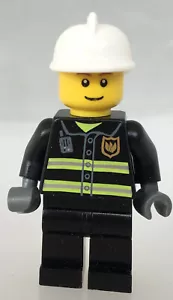 LEGO ® Minifigur Feuerwehrmann City Town Helm weiß Set 7240 - cty023 cty0023 - Bild 1 von 3