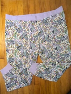 NWT Vera Bradley Cotton Jogger Pajama Pants Paisley Super Soft Size 3XL - Picture 1 of 4