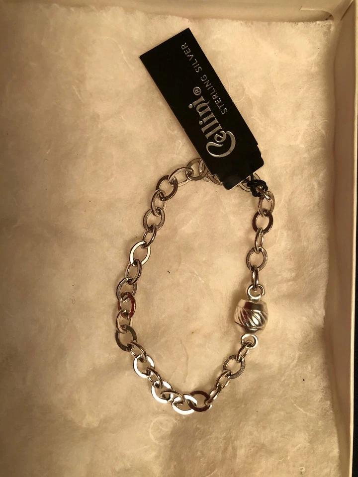 纯银小饰品手链磁性闭合 — 第 1/1 张图片