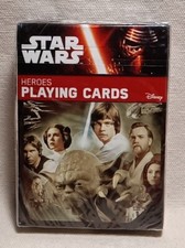 New Sealed Disney Star Wars Heroes Playing Cards Cartamundi Lucas Films 