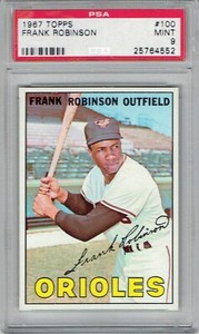 1967 Topps Frank Robinson #100 Baltimore Orioles HOF PSA 9 MINT!!