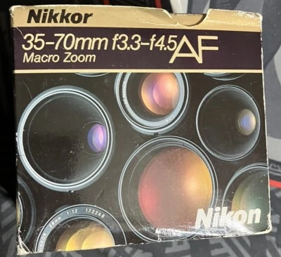 📸 NOS Nikon AF Nikkor 28-80mm 1:3.3-5.6G  Lens W/ Original Box - Image 1 of 4
