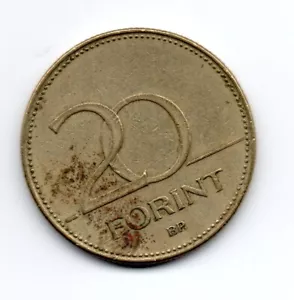 Hungary (Magyar) 1994, The Hungarian coat of arms, 20 Forint 1 - Picture 1 of 2
