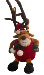 animated plush reindeer dan dee jingle bell rock Tested & Works - Picture 1 of 11