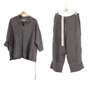 Annette Gortz Damen Distress Top Jacke Hose 2 Teiler Set Anzug Gr. L Large - Bild 1 von 13