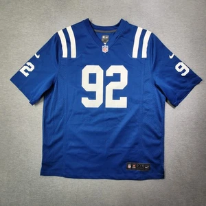 Camiseta Nike de los Indianapolis Colts Bjoern Werner para hombre XL azul casa #92 NFL en el campo - Imagen 1 de 9