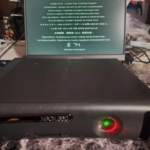 Microsoft Xbox 360 Console Black  RROD Red Ring of Death – For Parts/Repair Only - Picture 1 of 10