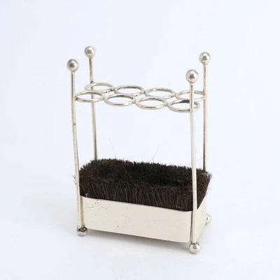 Portapenne in setole animali sterling Fall & Wassall NYC con pennino tergicristallo - Immagine 1 di 4