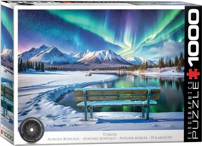 Yukon Aurora Borealis 1000 Piece Jigsaw Puzzle Eurographics New - Image 1 of 2