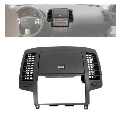 New For Nissan Altima 2005-2006 Center Dash Radio Bezel Storage Cubby Vent Black - Image 1 of 4