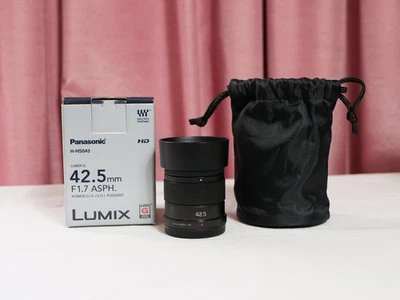Panasonic Lumix 42.5mm f/1.7 ASPH Power O.I.S. Lens - Excellent - image 1 of 3