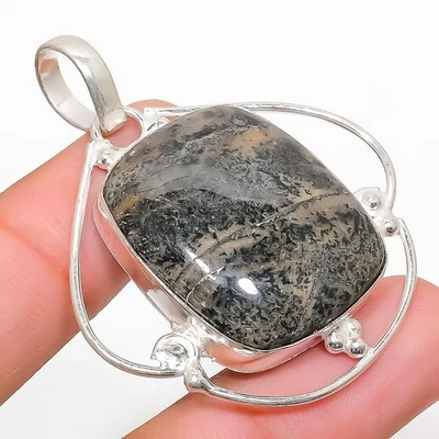 Ciondolo gioiello in argento sterling 925 fatto a mano con pietra... - Immagine 1 di 4