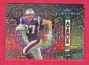 2024 LEAF ELECTRUM AVENUE #EAB-20 ROB GRONKOWSKI FOOTBALL CARD 14/25 - Picture 1 of 2