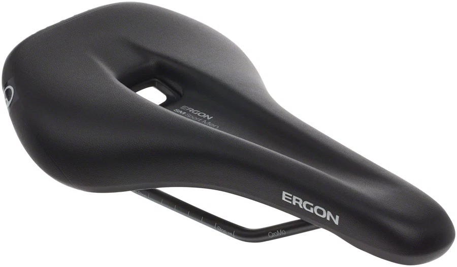 Ergon SM Sport Saddle - Chromoly, Black, Men's, Medium/Large - Image 1 of 1