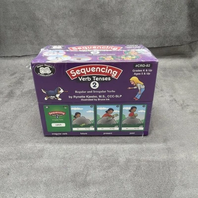 Super Duper Sequencing Regular and Irregular Verb Tenses Set 2 #CRD-82 - Image 1 of 4