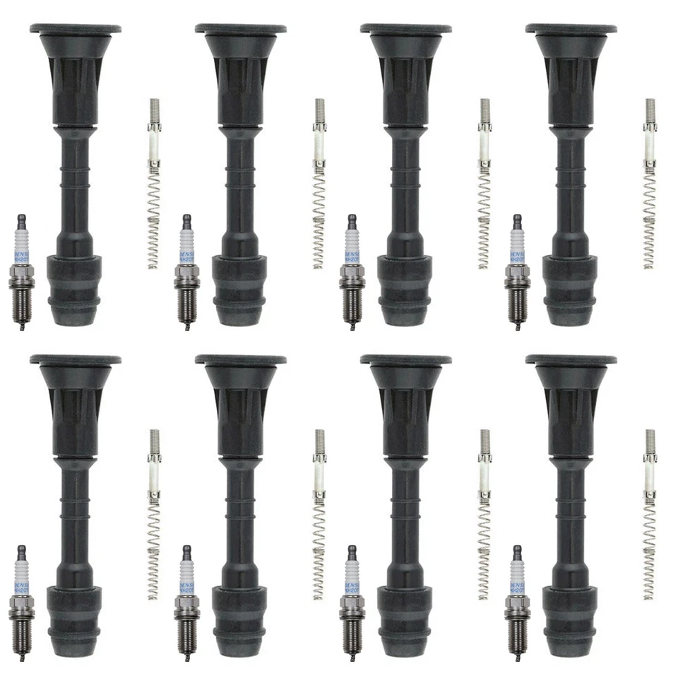 Kit de 8 botas bobinas Denso 8 Platinum TT Bujías para Infiniti QX56 Base 5,6 L V8 Foto 1 de 1