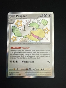 Pelipper 204/091 SV: Paldean Fates Holo - Picture 1 of 2