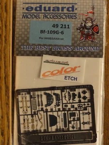 1/48 Eduard Bf 190G-6 COLOR Photo Etch Detail Set: for Hasegawa kit PE 49211 OOP - Bild 1 von 1