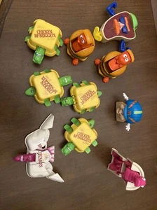 Vintage Lot of 10 1990 McDonalds Changeables Happy Meal Toy Dino Transformers - Picture 1 of 2