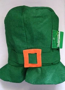 Duende Gigante Estufa Pipa Sombrero Disfraz de Halloween Divertido Estufa de Fieltro Verde Nuevo con Etiquetas - Imagen 1 de 2