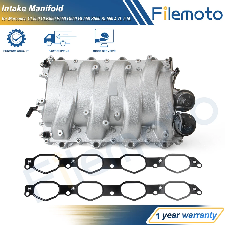 Впускной коллектор для Mercedes CL550 CLK550 E550 G550 GL550 S550 SL550 4,7 л 5,5 л - Изображение 1 из 4