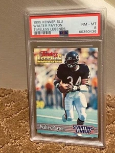 1995 Kenner Starting Lineup Walter Payton PSA 8 Timeless card POP 6 1 higher - Picture 1 of 1