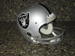 JIM PLUNKETT Oakland Raiders 1970s TK Custom Football Helmet - Full Size - Picture 1 of 5
