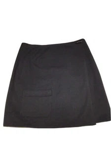 Talbots Größe 12 schwarz Wickelrock EUC Stretchmaterial - Bild 1 von 5