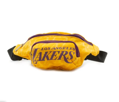Los Angeles Lakers NBA Belt Fanny Pack Bag Waist Bag Purple / Gold - Unisex Cover