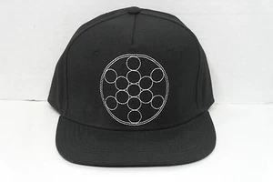 Eunoian Strapback Fruit of Life Black New Adjustable Sacred Geometry - Picture 1 of 4