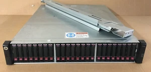 HP P2000 G3 21.6TB 10Gbit iSCSI Dual Controller Array with Rails AW595A - Picture 1 of 2