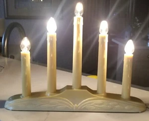 Vintage Window Candelabra Candolier Christmas 5 Lights Electric - Picture 1 of 8