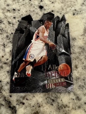 1996-97 1996 年 SKYBOX Z-FORCE 小大男人 ALLEN IVERSON #5 新秀名人堂 — 第 1/3 张图片