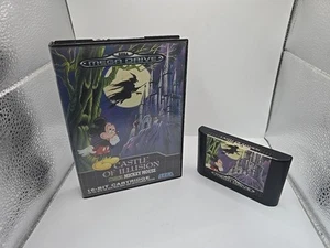 Castle Of Illusion: Mickey Mouse Sega Mega Drive Cartridge & Box - Bild 1 von 2