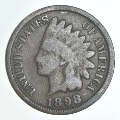 1898 Indian Head Cent AC Average Circ *2586 - Image 1 of 3
