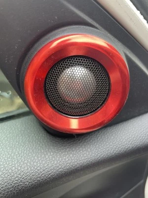 Кольца для дверных динамиков honda civic тип r fk8 красные - Изображение 1 из 3