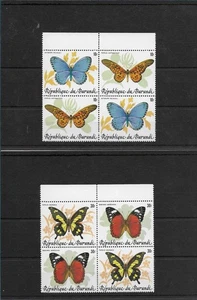 SMT, BURUNDI Papillons MI n° 1630/39 LOT DE 10 PAR PAIRES. LUXE 340€++++MNH - Photo 1/3