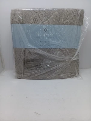 Cobertor de veludo marrom coleção luxo Hudson tamanho completo/queen novo em folha lacrado - Imagem 1 de 4