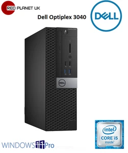 Dell Optiplex 3040 SFF Intel Core i5 6th Gen 8GB RAM 128GB SSD Windows 11 - Picture 1 of 6