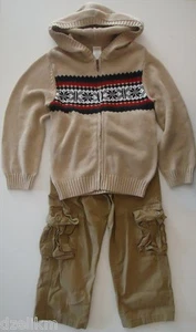 NWT Gymboree Boys Set Hoodie and Pants Size 4T/4 - Picture 1 of 5