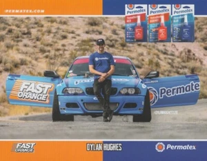 Dylan Hughes Permatex 2021 naranja rápido BMW E46 fórmula drift tarjeta de héroe - Imagen 1 de 2