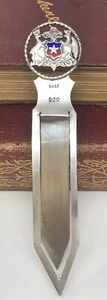 Silver 900 Bookmark, Chile Coat of Arms - Foto 1 di 11