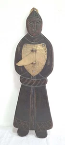 ANTIQUE AND VERY RARE HANDCRAFTED SUNDIAL WOOD & BRONZE 21" 54 CM - Picture 1 of 24