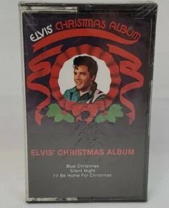 Elvis' Christmas Album Vintage Cassette Tape RCA 1985 BRAND NEW SEALED - Picture 1 of 3