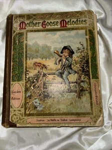 Mother Goose Melodies Book 1890 AA70 - Bild 1 von 8