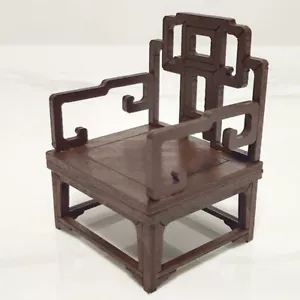1:12 Scale Dollhouse Miniatures Furniture Retro Master Chair Armchair Unfinished - Picture 1 of 4